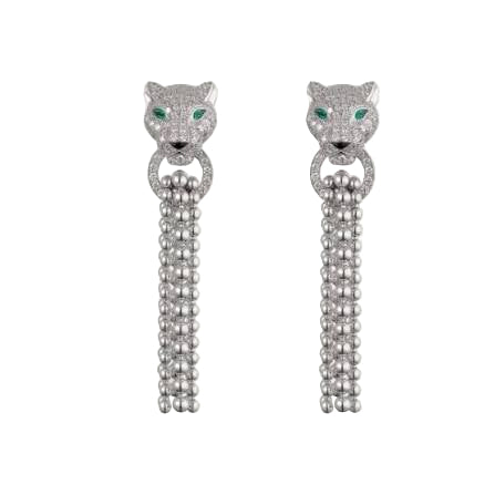 PUMA LONG DIAMOND EARRING