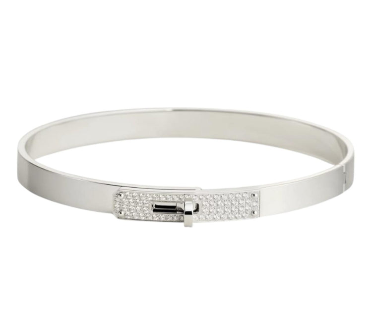 Bangle Bracelet With Diamonds
