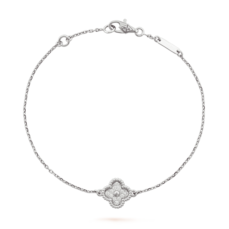 Small Flower Bracelet Diamond