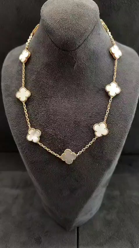 Medium Ten Flower Necklace