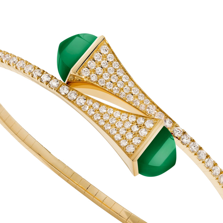 MIAMI GREEN BRACELET WITH DIAMOND