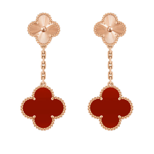 Flower Earring Double