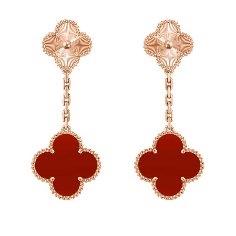 Flower Earring Double