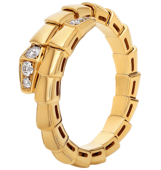 COBRA SINGLE RING WITH DIAMOND