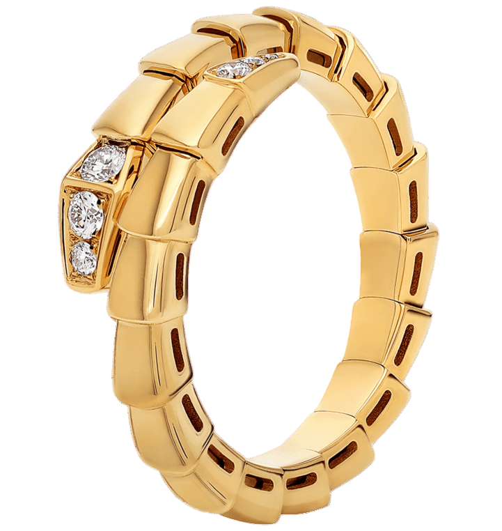 COBRA SINGLE RING WITH DIAMOND